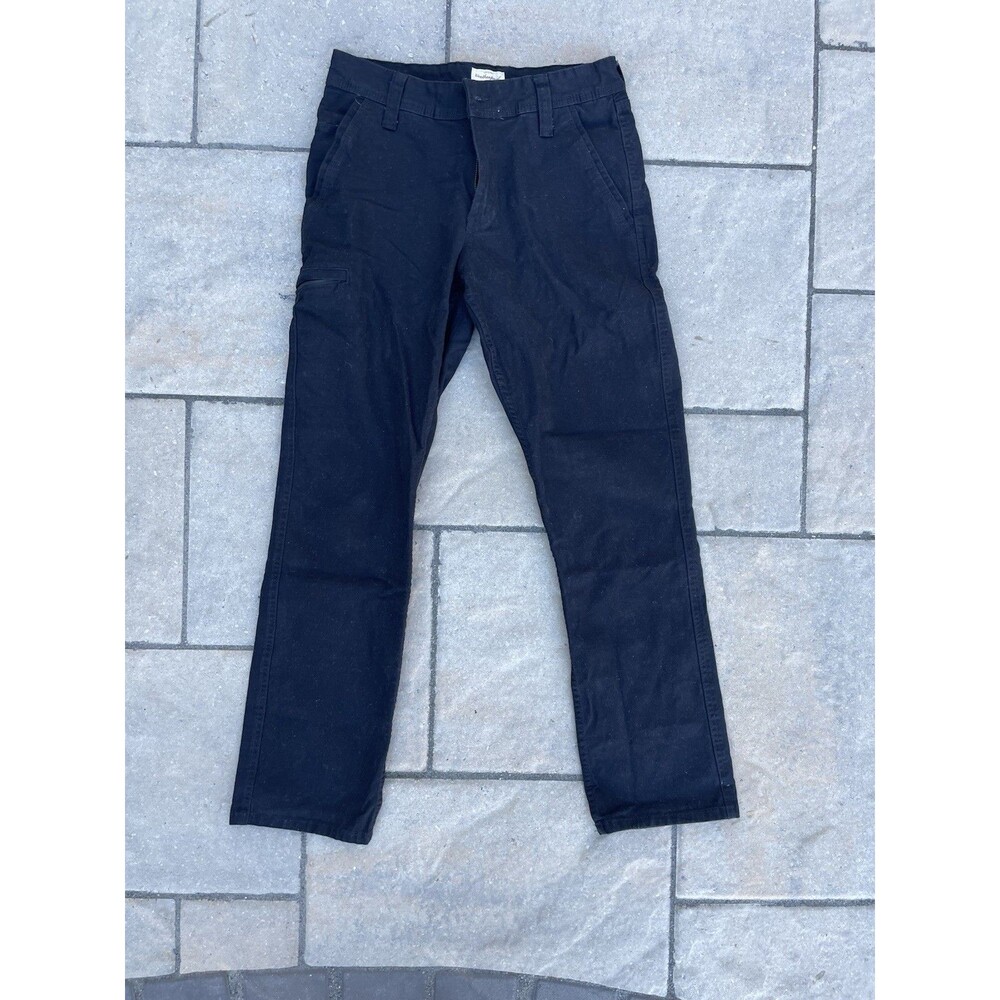 Weatherproof Vintage Men's Black 5-Pocket Utility Pants 30x32 Regular Fit